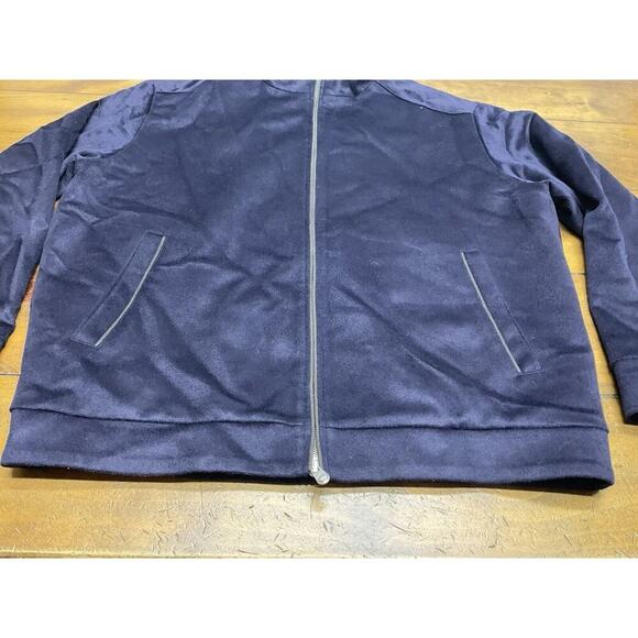 Peter Millar Westport Men’s Blue Full Zip Wool Cashmere Jacket XL - Picture 2 of 14